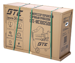 GTE-MC100250B Компрессор поршневой с прямым приводом V-образный 220В